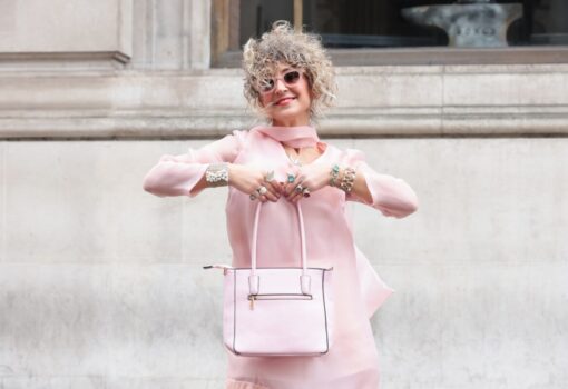 Fashion Week Street Style, handmade rings by Vasso Galati, Milan Fashion Week Street Style 2026