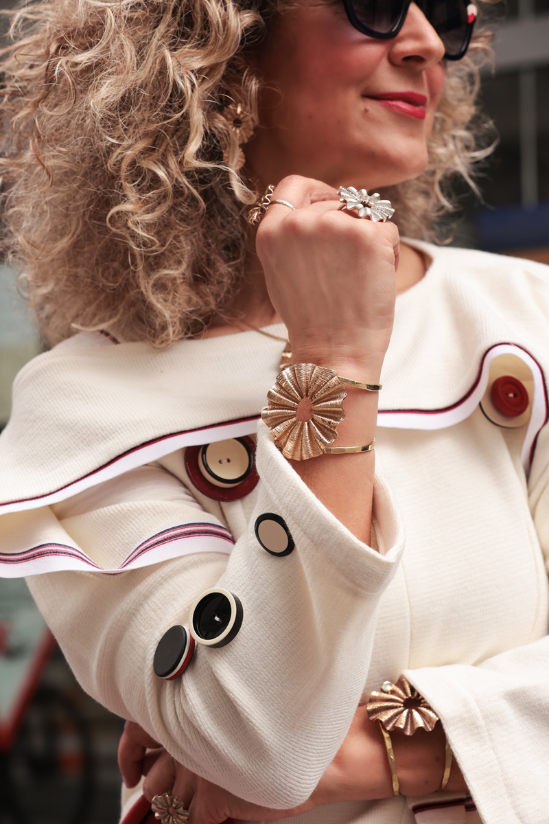 OSTREA cuff-bracelets by Tina Kotsoni, Handcrafted Jewellery during the Paris Fashion Week 2026.