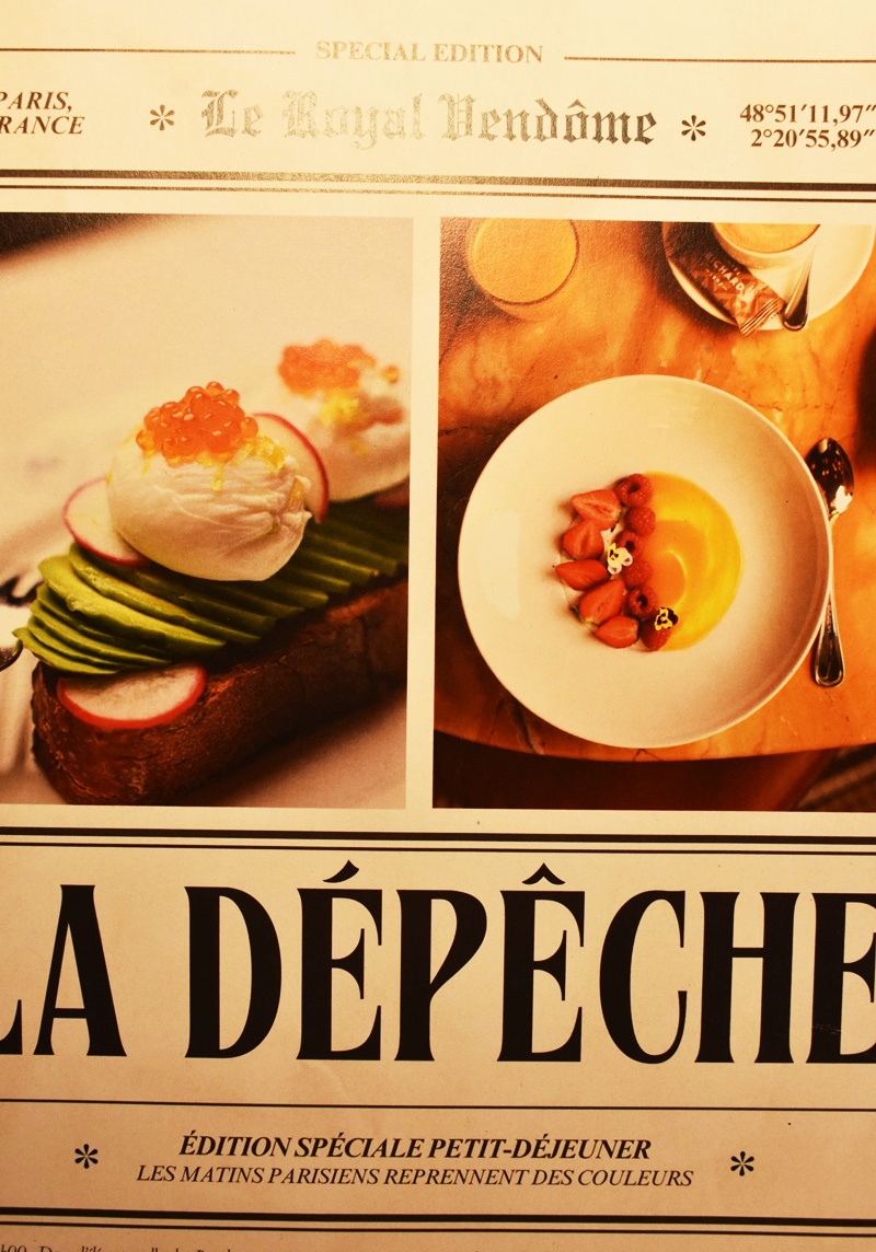 Parisian Mornings at Le Royal Vendome, Brasserie Chic at Place Vendome during the Paris Fashion Week 2026.