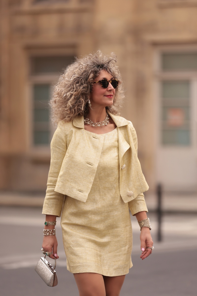 Street Fashion Paris Style, Vasso Galati Handmade Jewelry Collection 2026 at Paris Fashion Week 2026, Paris Fashion Week Street Style by Think-Feel-Discover.com.