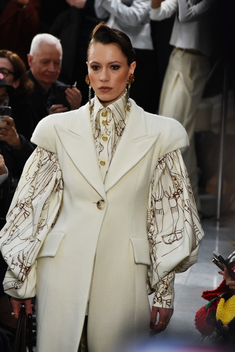 Last collaborative print design of William Costelloe with Paul Costelloe for Autumn/Winter 2026, London Fashion Week 2026 at Walford Hilton London.