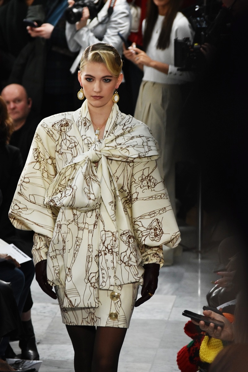 William Costelloe print design with Paul Costelloe for Autumn/Winter 2026, London Fashion Week 2026 at Walford Hilton London.