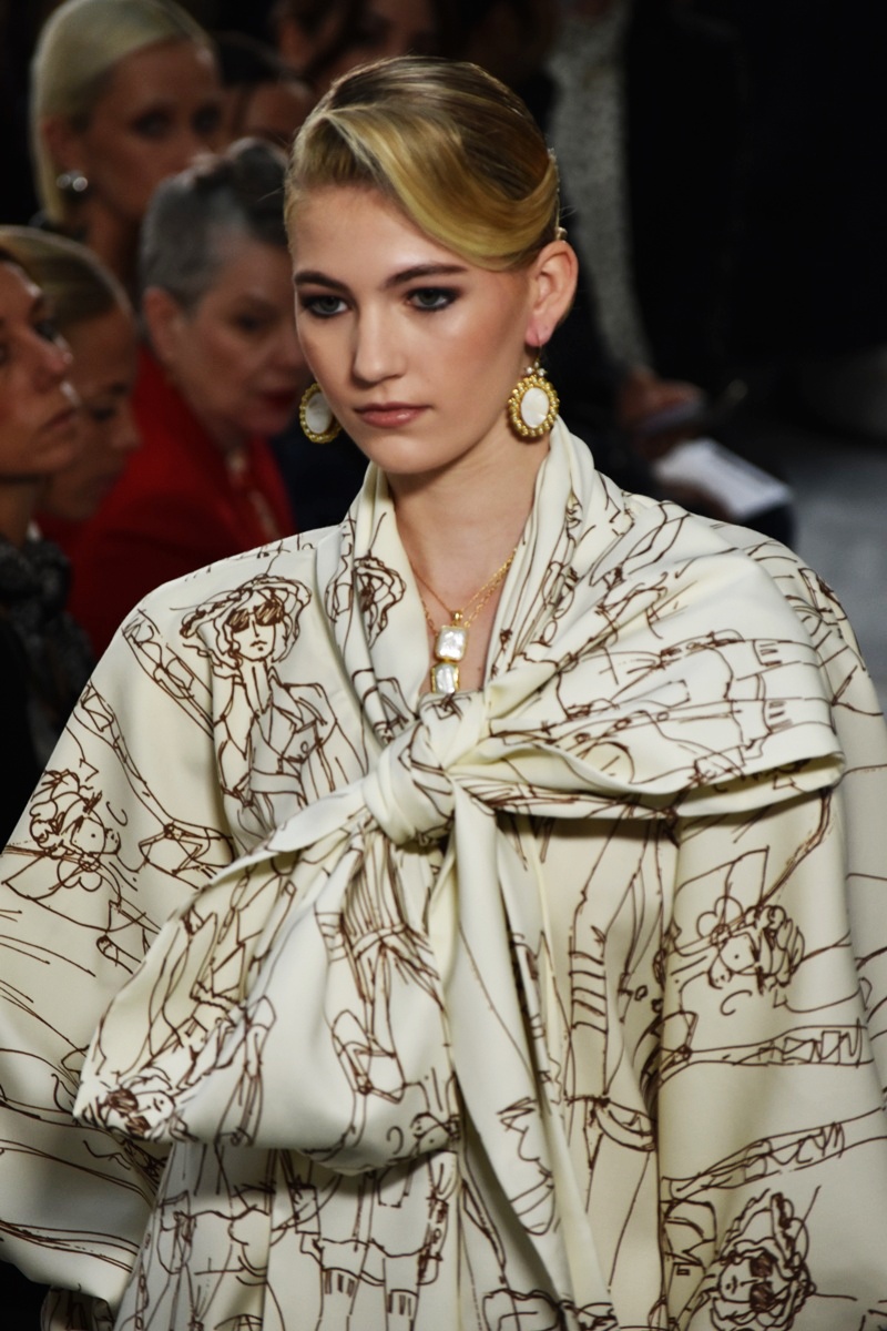 Last collaborative print design of William Costelloe with Paul Costelloe for Autumn/Winter 2026, London Fashion Week 2026 at Walford Hilton London.