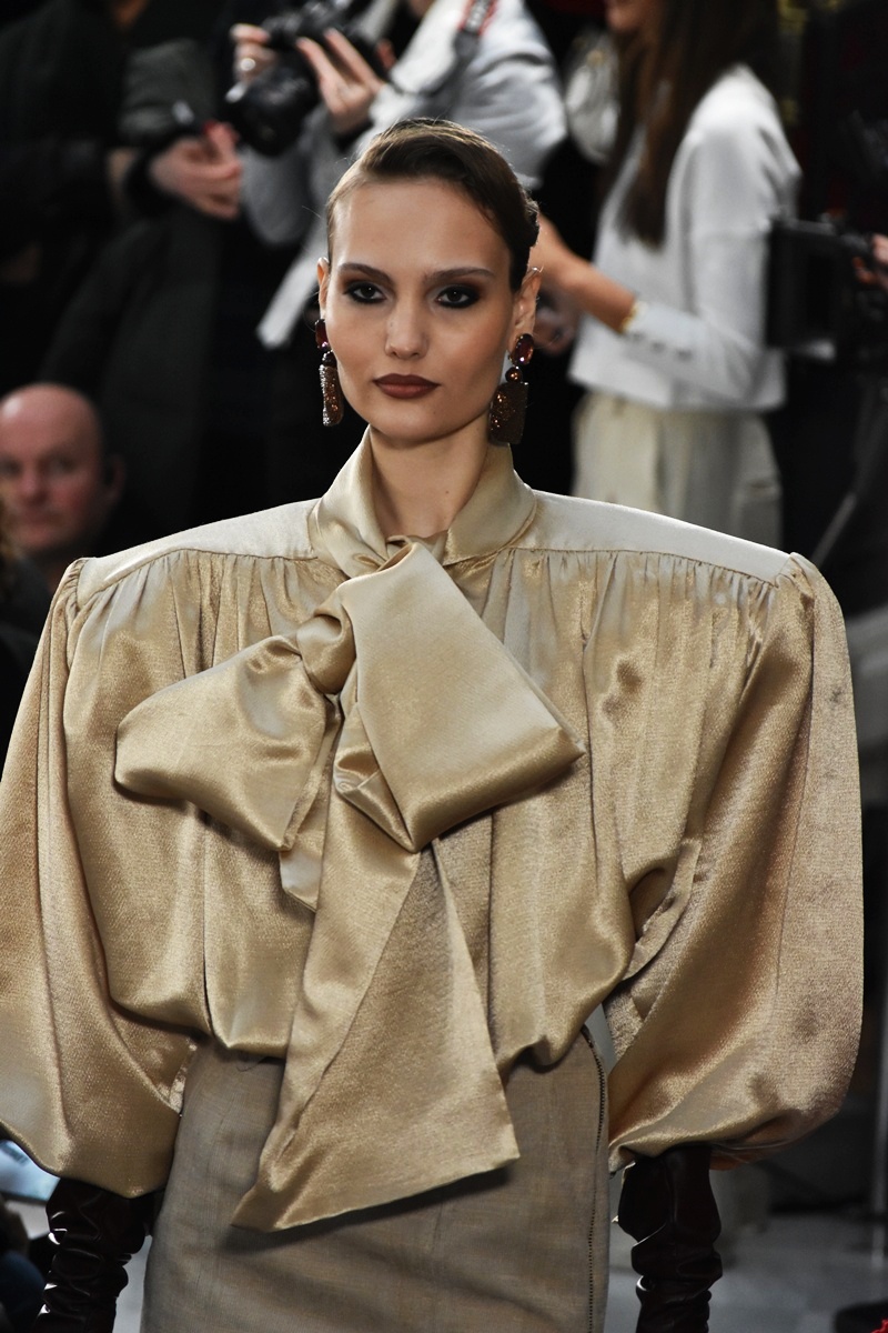 Paul Costelloe Autumn/Winter 2026 brown colors during London Fashion Week 2026 at Walford Hilton London.