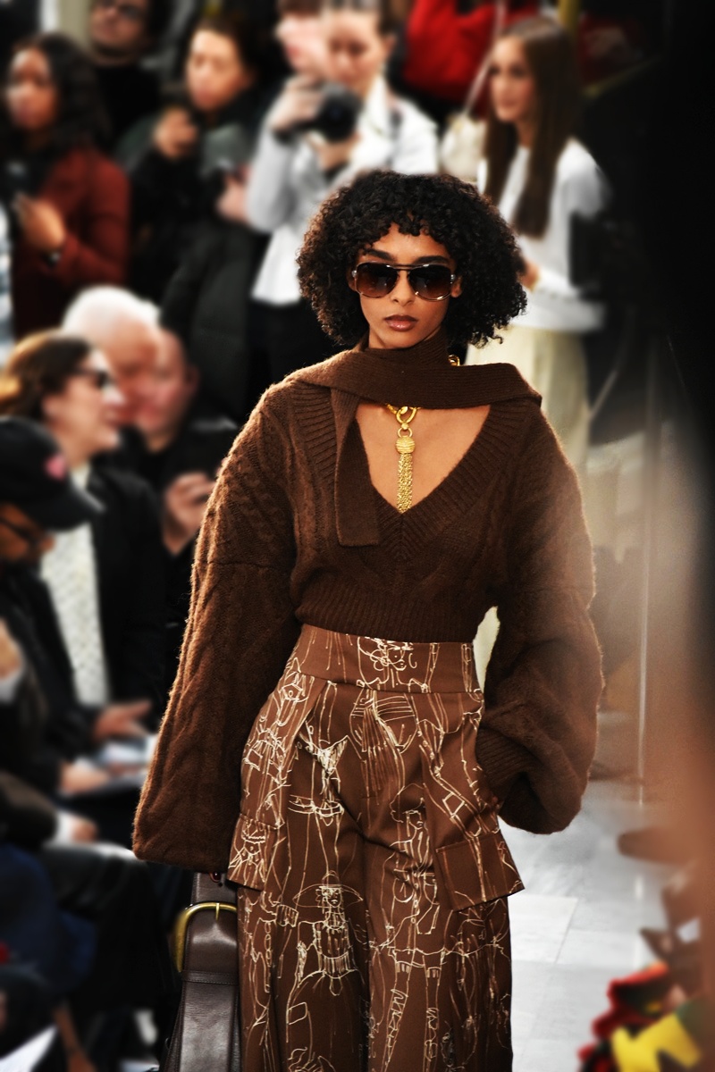 Paul Costelloe Autumn/Winter 2026 brown colors during London Fashion Week 2026 at Walford Hilton London.