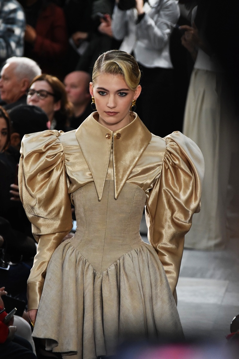 Paul Costelloe Autumn/Winter 2026 brown colors during London Fashion Week 2026 at Walford Hilton London.